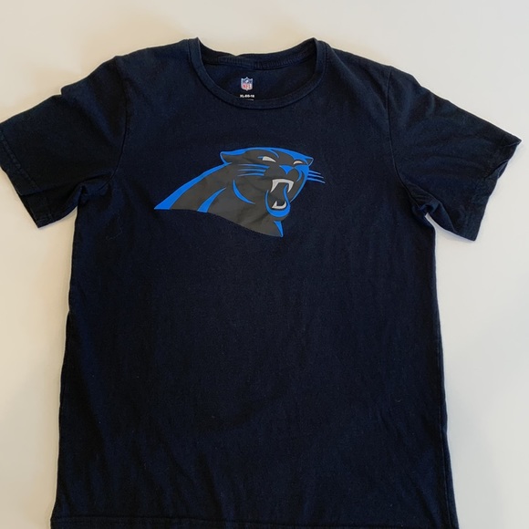 NFL Carolina Panthers Black Tee, XL-EG-18, Women’s Small - Picture 4 of 4
